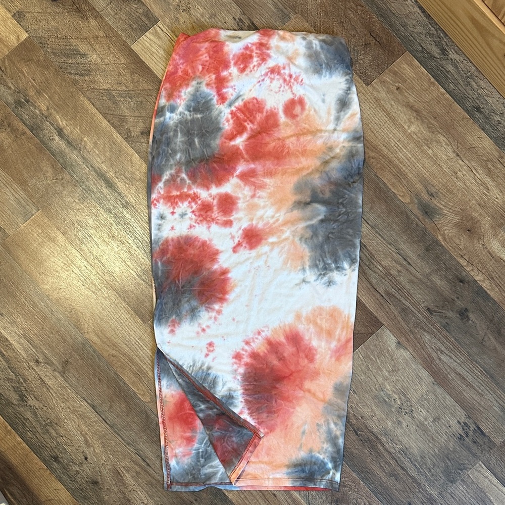 Maternity Tie-Dye Pencil Skirt
